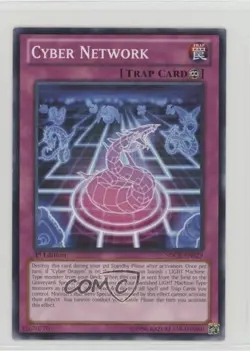 Cyber Network 1st Ed. YuGiOh Dragon Revolution Structure Deck #SDCR-EN029 - Image 1