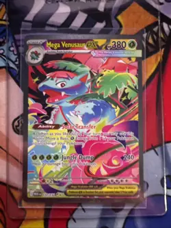 Mega Venusaur EX SIR 177/132 Mega Evolution English Pokemon TCG Mint/NM Card - Image 1