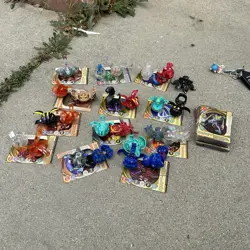 Bakugan Battle Brawlers Bundle Lot 20+ Bakugan 50+ Cards Rare Collectible Toys - Image 1