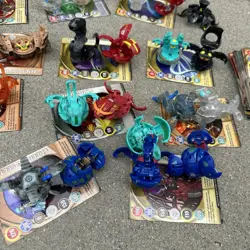 Bakugan Battle Brawlers Bundle Lot 20+ Bakugan 50+ Cards Rare Collectible Toys - Image 5