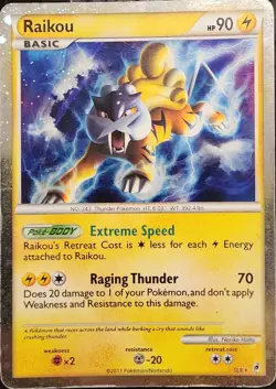 Raikou - SL9 - Pokemon Call of Legends Holo Card HP - Image 1