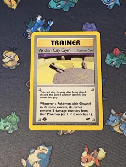 Pokemon Cards Viridian City Gym 123/132 Gym Challenge FIRST EDITION - (LP) - Image 1