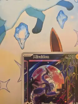 Pokemon Miraidon TCG Scarlet & Violet Black Star Promo Card SVP013 NM - Image 2