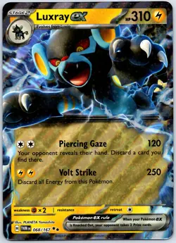 Luxray ex - JUMBO - Twilight Masquerade Promo Pokemon TCG Card NM - Image 1