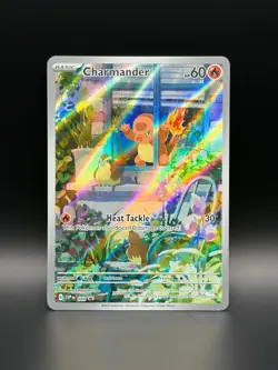 Pokemon Charmander TCG Scarlet and Violet Black Star Holo Promo Card SVP#044 - Image 1