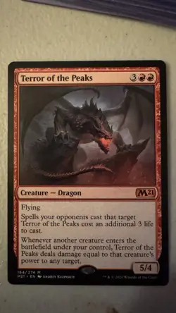 Terror of the Peaks Core Set 2021 Regular Card 164 Legenday Creature Dragon - Image 1