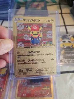 Pokemon TCG Mario And Luigi Pikachu Novelty Metal Cards. Also Include Ninja Pika - Image 4