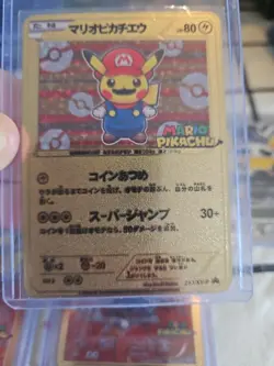 Pokemon TCG Mario And Luigi Pikachu Novelty Metal Cards. Also Include Ninja Pika - Image 5