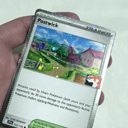 Pokemon Card Postwick 154/159 Prize Pack Series Cards Cosmos Holo - Near Mint - Image 2
