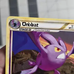 Crobat Misprint Error Text "Oriobat" HGSS Unleashed Pokemon Card 14/95 - Image 2