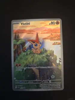 Pokemon TCG Victini Full Art Holo Black Star Promo Card 208 - Image 1