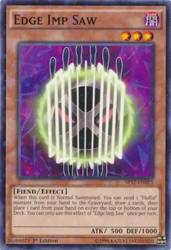 Yu-Gi-Oh Card - SP17-EN015 - EDGE IMP SAW (starfoil rare) - NM/Mint - Image 1