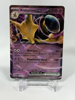 Alakazam ex # 065/165 Sv: Scarlet & Violet 151 Holo ENGLISH Pokemon Card NM - Image 1