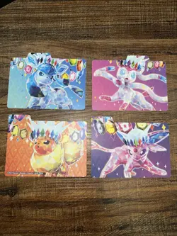 Pokemon Prismatic Evolutions Surprise Box Card Dividers - x4 Double Sided - Image 1
