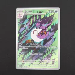 Pokemon TCG Card Arbok 176/162 Temporal Forces Holo Illustration Rare - NM - Image 1