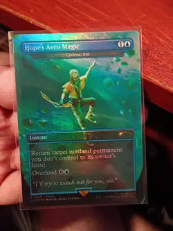 MTG x FINAL FANTASY SECRET LAIR - HOPE'S AERO MAGIC #1869 RAINBOW FOIL - Image 1