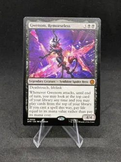2025 Magic The Gathering MTG Gwenom, Remorseless Marvel's Spider-Man Mythic - Image 1