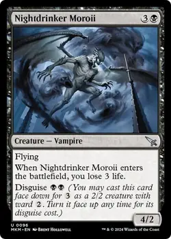 FOIL NIGHTDRINKER MOROII x4 mtg NM Murders at Karlov Manor 4 Unc - Image 1