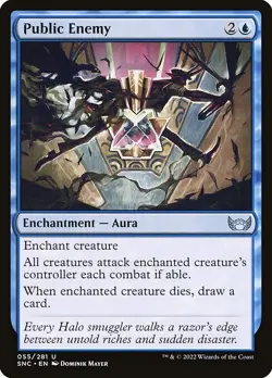 FOIL PUBLIC ENEMY mtg NM Streets of New Capenna 1 Unc - Image 1