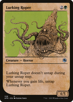 FOIL Showcase LURKING ROPER mtg NM Forgotten Realms Unc - Image 1