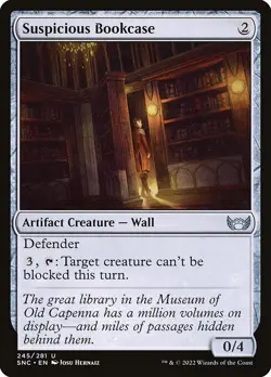 FOIL SUSPICIOUS BOOKCASE mtg NM Streets of New Capenna 1 Unc - Image 1