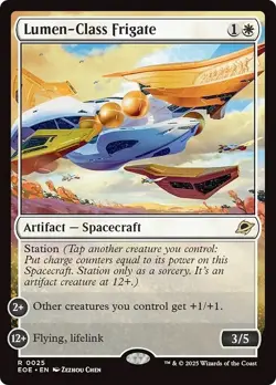 FOIL LUMEN-CLASS FRIGATE mtg NM Edge of Eternities 1 Rare - Image 1