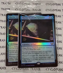FOIL Prerelease MARINA VENDRELL'S GRIMOIRE mtg SEALED Duskmourn Rare PROMO - Image 1