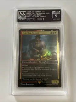Chief Jim Hopper Foil Secret Lair Mana Graded Commander 9 Near Mint - Image 1