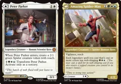 FOIL PETER PARKER // AMAZING SPIDER-MAN mtg NM Marvel's Spider-Man 1 Mythic - Image 1