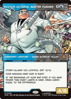 FOIL Borderless DOCTOR OCTOPUS, MASTER PLANNER mtg NM Spider-Man 1 Mythic PANEL - Image 1