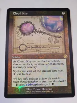 MTG - Cloud Key FOIL Schematic RETRO FRAME - Brother's War Artifacts - Image 1