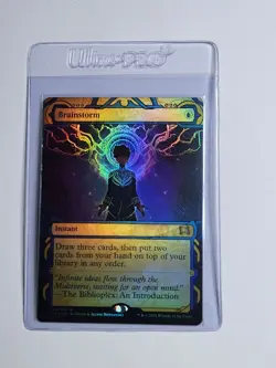 Brainstorm - Extended Art - (Near Mint Foil) [Strixhaven: Mystical Archives] MTG - Image 1