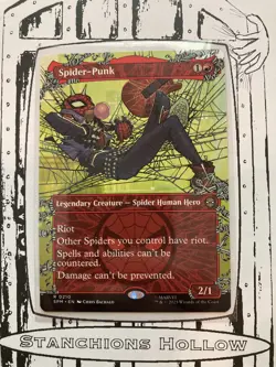 MTG Spider-Punk (0210) (Borderless) - Marvel's Spider-Man (SPM) R 0210 - Image 1
