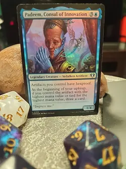 MTG Padeem, Consul of Innovation - Foil art - Commander Masters #0109 - Image 1