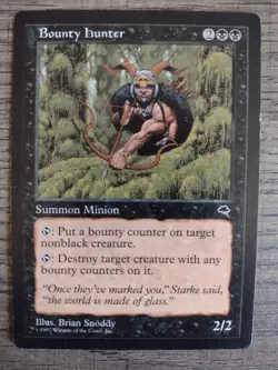 MTG ~ Bounty Hunter ~ Tempest #110 ~ Black Rare ~ English ~ Light Play - Image 1