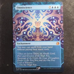 Omniscience - Wilds of Eldraine (MTG) - Image 1