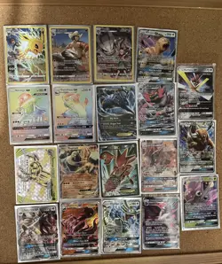 Pokemon Card GX EX FULL ART Lot Sun And Moon Era Ultra Rare 15 card lot - Image 1