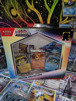Pokemon TCG Prismatic Evolutions Poster Collection SEALED AND NEW - Image 1