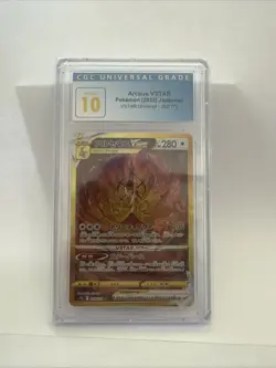 2022 POKEMON JPN VSTAR UNIVERSE ULTRA RARE HOLO ARCEUS VSTAR CGC 10 Pristine - Image 1