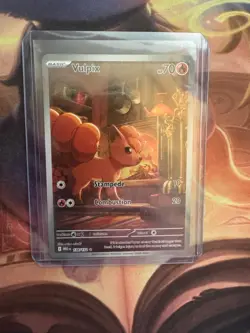 Pokemon Mega Evolution Vulpix IR 138/132 NM Pack Fresh English - In Hand - Image 1