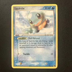 Pokemon Squirtle EX TCG 14/17 Regular Common HP - Image 1