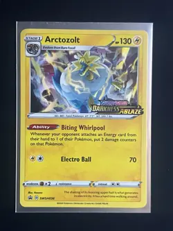 Arctozolt SWSH036 Darkness Ablaze PRERELEASE PROMO NM - Image 1
