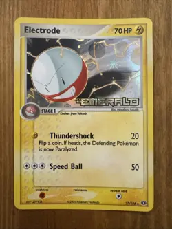 Pokemon TCG - Electrode - EX Emerald 27/106 Reverse Holo STAMPED MINT CONDITION! - Image 1