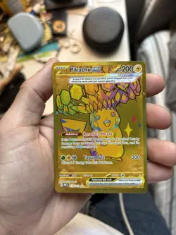 Pokemon Pikachu ex 179/131 Prismatic Evolutions Gold Hyper Rare sc - Image 1