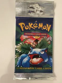 🔥SEALED 1999 HEAVYU 21.01g Pokemon Base Set Booster Packs, Venusaur art 742818061582 - Image 2