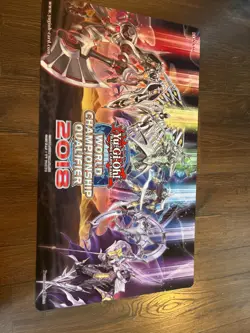 YuGiOh Mekk Knight Playmat 2018 World Championship Qualifier Playmat - Image 1