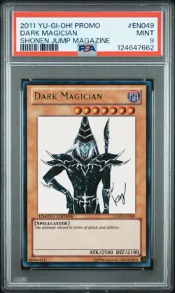2011 Yu-Gi-Oh! Dark Magician Shonen Jump JUMP Limited Edition Ultra PSA 9 - Image 1