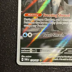 Pokemon TCG Froslass Scarlet & Violet Twilight Masquerade Holo Card 174/167 NM - Image 5