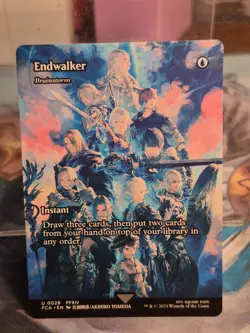 0028 Endwalker Brainstorm Showcase Final Fantasy NM Card MTG FFXIV FIN Instant - Image 1