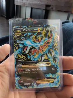 Pokemon Mega M Charizard EX 69/106 Secret Rare 2014 XY Flashfire Card - Image 1